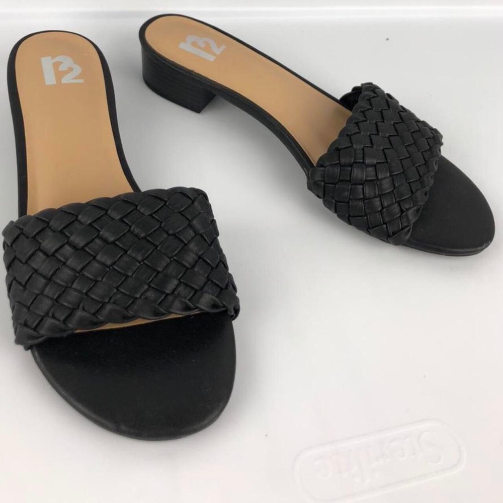 Braided high heels